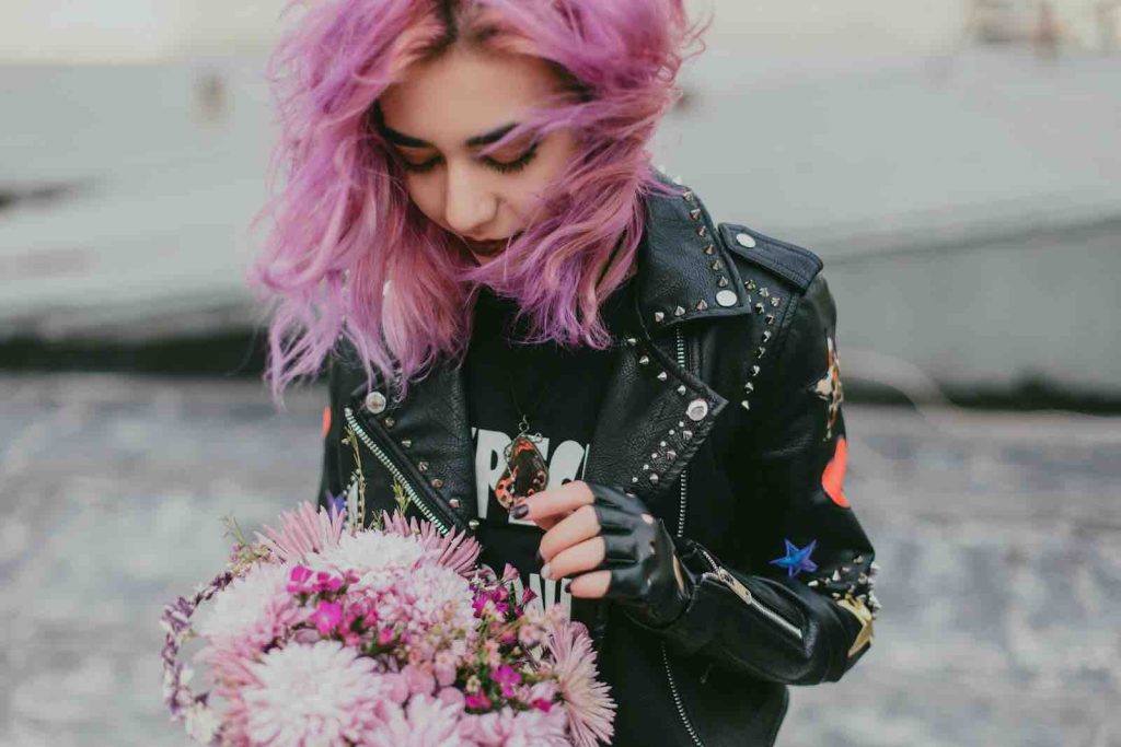 Hair Color Trends for 2023, woman with pink hair